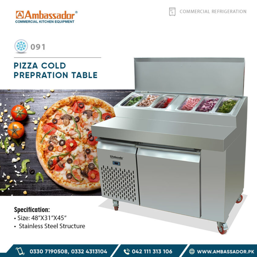 Pizza Cold Preparation Table